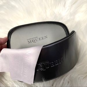 LIKE NEW ALEXANDER MCQUEEN Eyeglass Case & Cloth